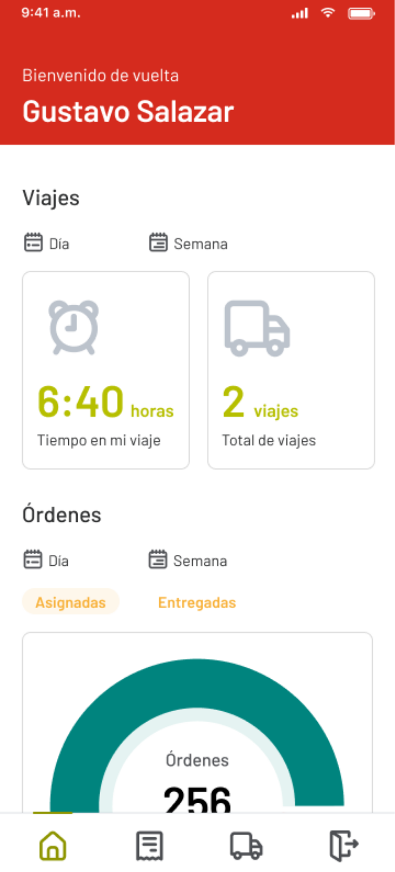 Driver home